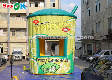 Aufblasbares Dachzelt 5m hoch PVC aufblasbares Limonade-Stand mit Blaser für Unternehmen