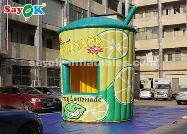 Bester aufblasbarer Zelt 5m hoher aufblasbarer Limonadestand-Stand PVCs mit Gebläse für Geschäft