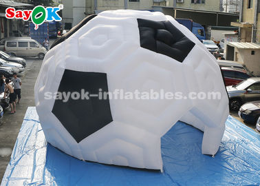 Aufblasbares dauerhaftes Oxford aufblasbares Fußball-Zelt des Kugel-Zelt-8m H für Sport-Ausstellungs-Messe