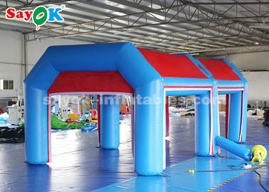 Freien-Luft-Zelt-wasser- Beweis-gehen aufblasbares Luft-Zelt für Picknick-blaue und rote Farbe