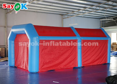 Freien-Luft-Zelt-wasser- Beweis-gehen aufblasbares Luft-Zelt für Picknick-blaue und rote Farbe
