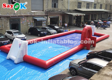 20*8m rote PVC-Planen-aufblasbare Sportspiel-Fußballplatz im Freien