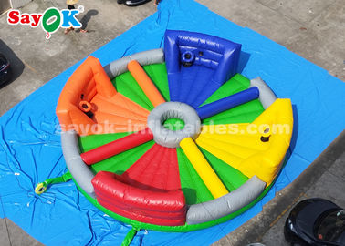 Riesiges aufblasbares Spiel der Spiel-8*8m Chow Down Inflatable Hungry Hippos für Kinder-und Erwachsen-das Spielen