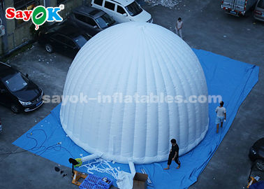 Aufblasbarer Meter im Freien LED des Zelt-8, der aufblasbares Luft-Hauben-Zelt für Förderungs-Ereignis beleuchtet