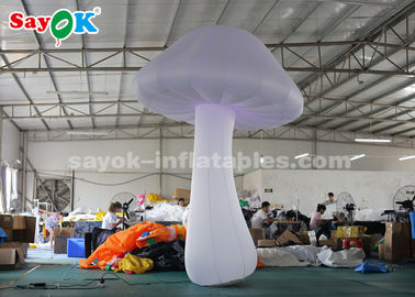 Nylonstoff 3 Meter-weißer aufblasbarer Pilz für Bühnenbild