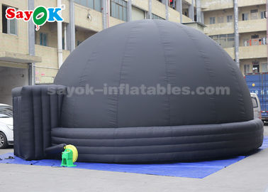7 Meter-schwarzes aufblasbares Planetariums-Hauben-Zelt für die Ausbildungs-Wissenschafts-Anzeige des Kindes