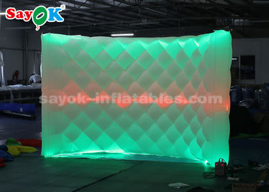 Passfotoautomat-Hintergrund-Wand des aufblasbaren Foto-Studio-attraktive aufblasbare LED mit Fernbedienung