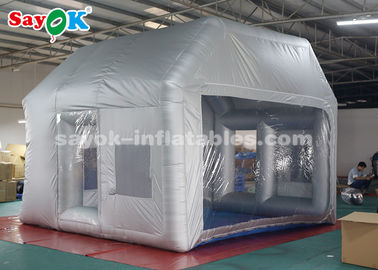 Silberner aufblasbarer Farben-Stand mit Filter-System/aufblasbarem Blasen-Zelt