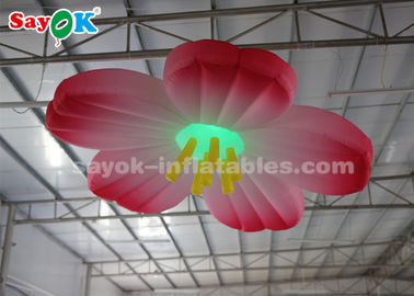 3m LED Licht-hängende Blumen-aufblasbare Beleuchtungs-Dekoration für die Heirat