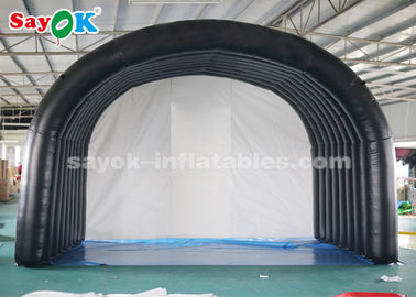 Freien-aufblasbarer Zelt-Schwarz-Tunnel-Eingangs-gehen aufblasbares Luft-Zelt für Sport-im Freien Sitzung