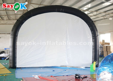 Freien-aufblasbarer Zelt-Schwarz-Tunnel-Eingangs-gehen aufblasbares Luft-Zelt für Sport-im Freien Sitzung