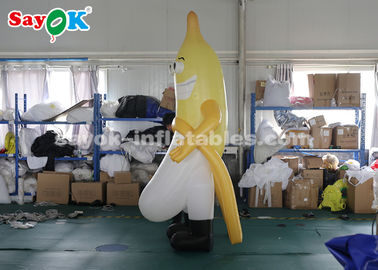 3m aufblasbares Bananen-Maskottchen für Werbung im Freien CER SGS ROHS