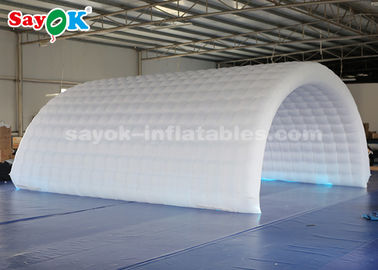 Aufblasbares Familien-Zelt-weißer Sport reißt das aufblasbare Luft-Zelt hin, das einfach ist zu säubern und zu tragen