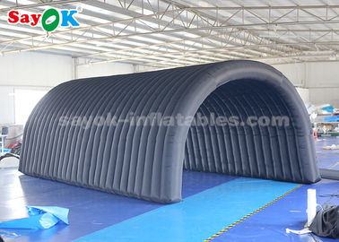 Stoff-Schwarz-aufblasbares Tunnel-Zelt des Luft-aufblasbares Zelt-210D Oxford für Ausstellung/Förderung