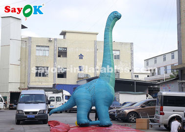 Aufblasbarer Weihnachtsdinosaurier 7m H Riesen aufblasbarer Dinosaurier Modell mit Luftbläser für die Ausstellung
