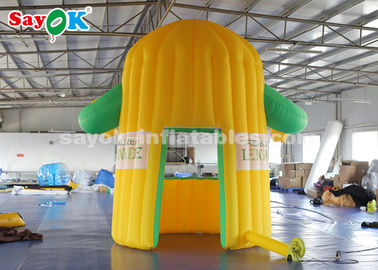 Aufblasbares Arbeits-Zelt-großer aufblasbarer Luft-Zelt-Limonaden-Stand mit den Händen und Luft-Gebläse für Vergnügungspark
