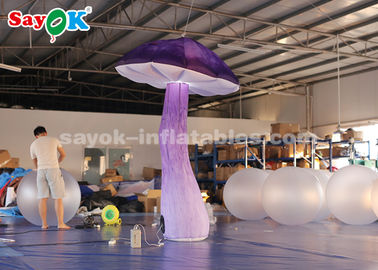 Überraschender 2.5m aufblasbare Beleuchtungs-Dekorations-hängender Pilz mit Gebläse