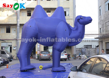 Aufblasbare Tierballons Dunkelblau Aufblasbare Zeichentrickfiguren für Außenwerbung / Riesen aufblasbare Kamel