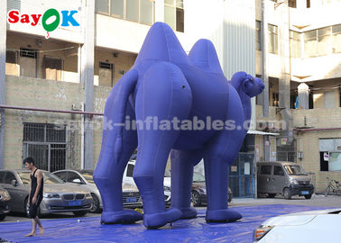 Aufblasbare Tierballons Dunkelblau Aufblasbare Zeichentrickfiguren für Außenwerbung / Riesen aufblasbare Kamel
