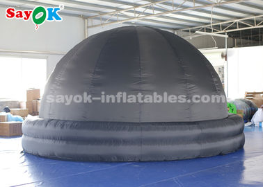4,5 Meter-tragbare aufblasbare Planetariums-Projektions-Hauben-Zelt-Schwarz-Farbe