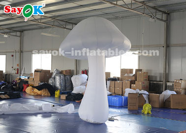 3 Meter-weißer aufblasbarer Pilz mit Luft-Gebläse für Freizeitpark-Dekoration