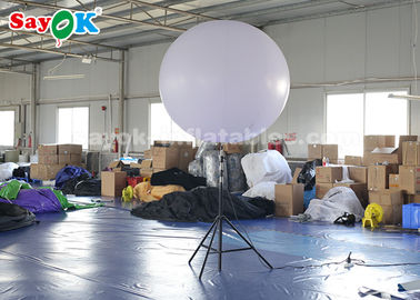 Riesiger aufblasbarer Ballon-weißes Polyester des langlebigen Gutes 1.5m für Ausstellungen