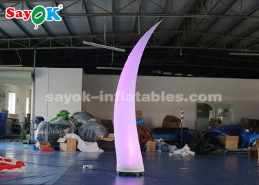 2.5m aufblasbare Stoßzahn-Beleuchtungs-Dekoration mit 16 Farbändernden Lichtern