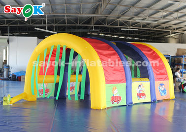 Aufblasbarer Yard-Zelt-beweglicher Regenbogen-aufblasbares Luft-Zelt für Partei/Explosions-Bogen-Zelt