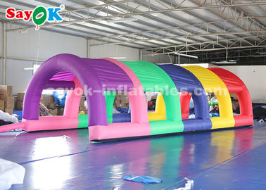 aufblasbares Zelt der Haube buntes aufblasbares Tunnel-Zelt mit Luft-Gebläse für Automobilausstellungs-Größe 5*2.5*2m