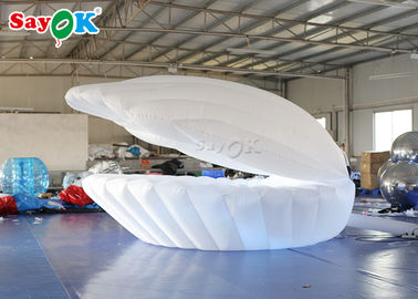 Helles aufblasbares Schalenmodell des Weiß-3m LED für Heiratsdekoration