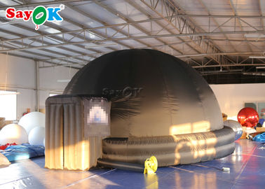 Schwarzes aufblasbares Planetarium für Schulausbildung/bewegliches Planetarium Digital