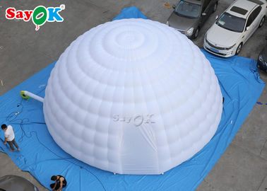 Draußen Riese-gehen aufblasbares Iglu-Hauben-Zelt des Luft-Zelt-8m mit Luft-Gebläse für Ausstellungen