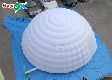Draußen Riese-gehen aufblasbares Iglu-Hauben-Zelt des Luft-Zelt-8m mit Luft-Gebläse für Ausstellungen