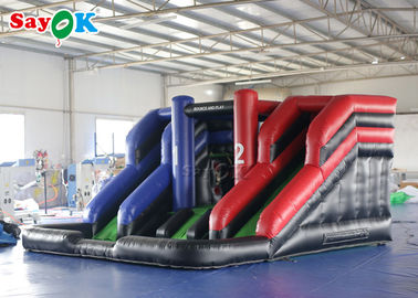 Aufblasbare Trockenrutsche PVC Tarpaulin Riese 4*4m Aufblasbare Aussteigerrutsche mit Blaser zum Vergnügen
