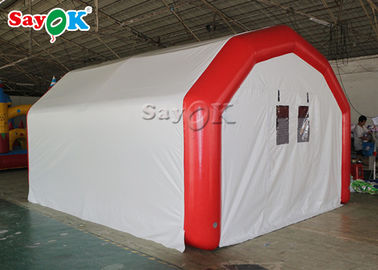 Aufblasbares Pole-Zelt-großes luftdichtes Feldlazarett-aufblasbares medizinisches Zelt, zum von medizinischen Betten einzustellen