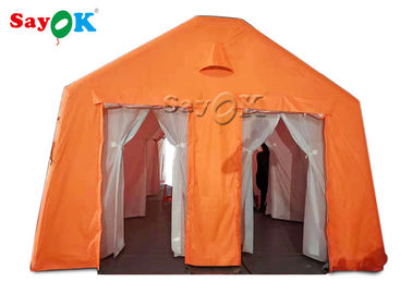 Aufblasbares Notzelt errichtete schnell aufblasbares mobiles medizinisches Quarantäne-Zelt, um Patienten einzustellen