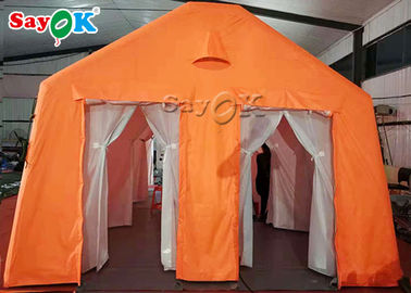 Aufblasbares Notzelt errichtete schnell aufblasbares mobiles medizinisches Quarantäne-Zelt, um Patienten einzustellen