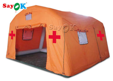 aufblasbare Notzelt Feuer-Beweis PVC-Planen-aufblasbares medizinisches Zelt/medizinisches Entlastungs-Zelt