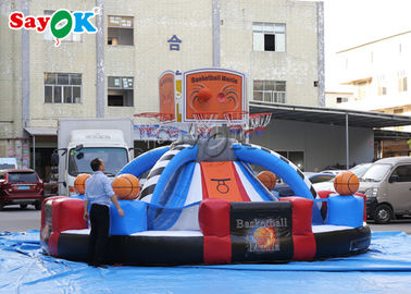 Riesiges aufblasbares Basketballkorb-Schießen-Spiel im Freien kundengebundenes Logo
