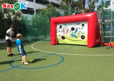 Aufblasbare Sportspiele aufblasbares Fußball-Wurf-Spiel PVCs explodieren Straffußball-Trieb aus Sport-Spielen für Kinder