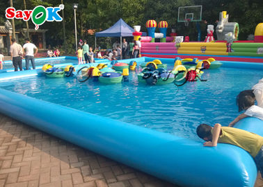 Aufblasbarer Wassertank Erwachsener Kind Schwimmbad Aufblasbarer Pool Für Aufblasbare Wasserspiele / PVC-Poolschwimmer