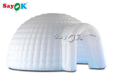 Riesiger weißer Iglu-aufblasbares Luft-Zelt