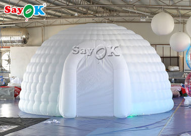 Riesiger weißer Iglu-aufblasbares Luft-Zelt