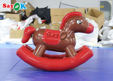 Sayok rotes PVC-Kind aufblasbare Pony Rocking Horse
