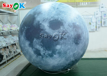 Yard führte aufblasbaren Mond-Ballon der Beleuchtungs-3m