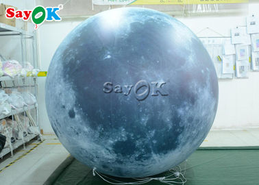 Yard führte aufblasbaren Mond-Ballon der Beleuchtungs-3m