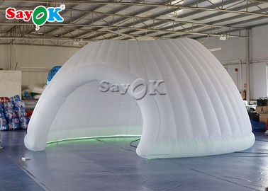 Aufblasbarer aufblasbarer Iglu des Zelt-Ereignis-6m und Hauben-Zelt im Freien mit LED-Licht