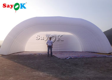 Aufblasbare weiße Hauben-aufblasbares Stadiums-Zelt des Rasen-Zelt-12x6x5mH für Partei-Ereignis
