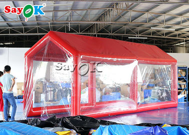 Luft-aufblasbare Zelt rote Desinfektions-medizinischer Kanal erster Hilfe PVCs wasserdichte aufblasbare