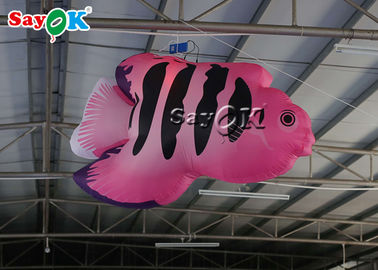 Aufblasbare tropische Fische der Stadiums-hängende Dekorations-2m mit geführten Lichtern
